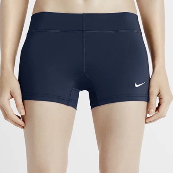 Women’s Nike Performance Volleyball Shorts 2” Navy - Picture 1 of 8